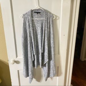 White House black market long winter vest sweater